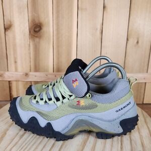 Garmont Nasty Hiking Shoes Womens 6 Green Mesh Trail Running Sneakers Walking